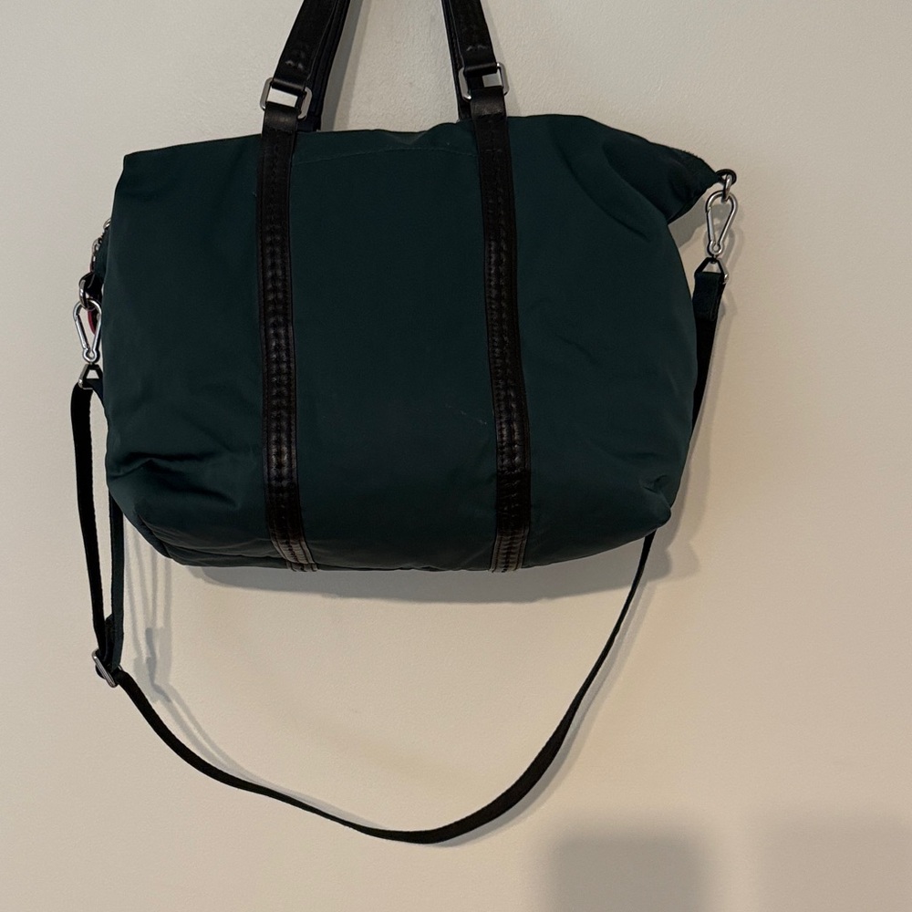 Vera Bradley Teal and Black Nylon Tote Bag - Picture 6 of 10